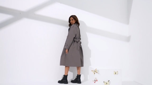 ジャケット・アウター meltthelady heavy trench coat Amazon.com: UTOKOTO Women's Double Breasted Long Trench Coat